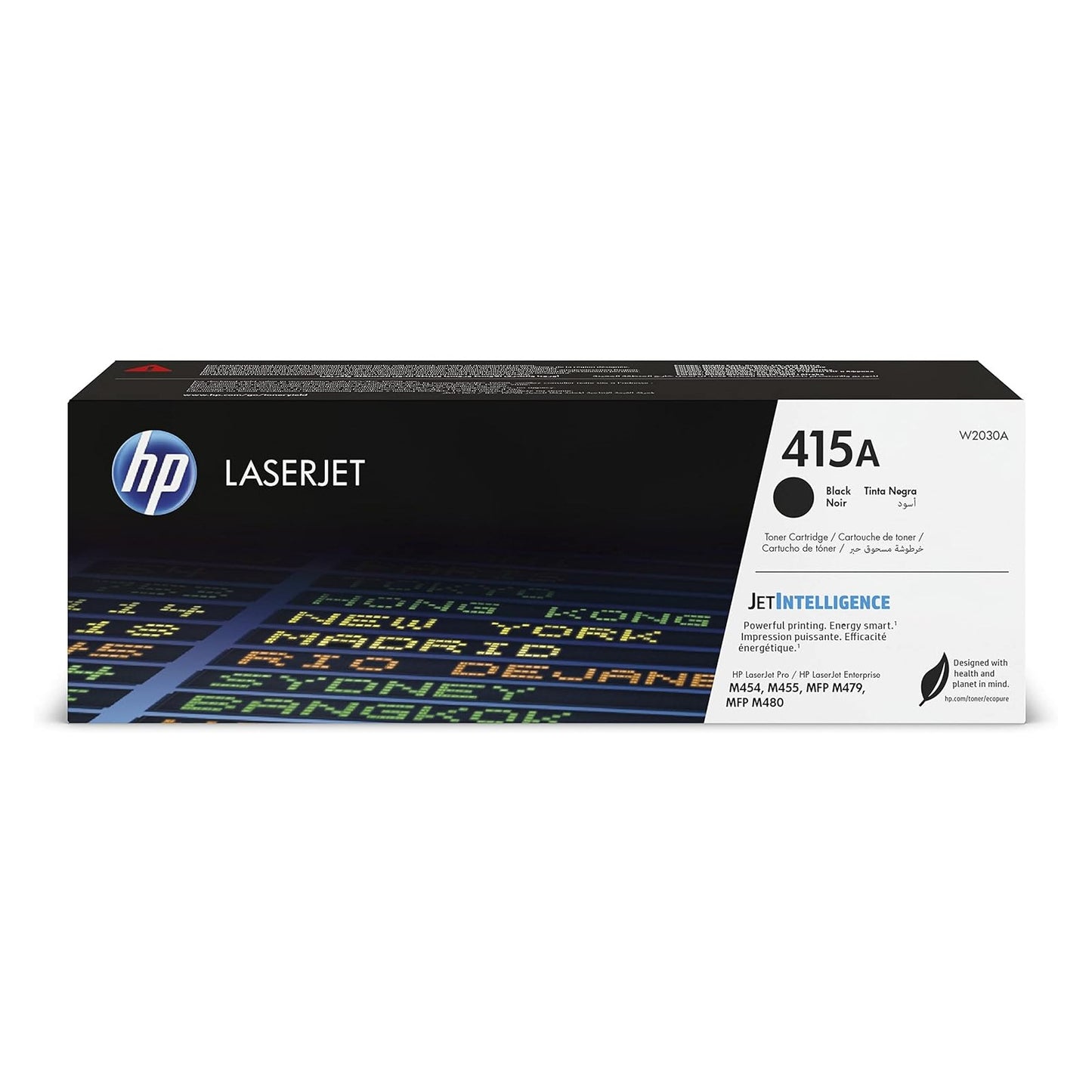 HP 415A W2030A, Cartuccia Toner Originale HP da 2400 Pagine, NERO