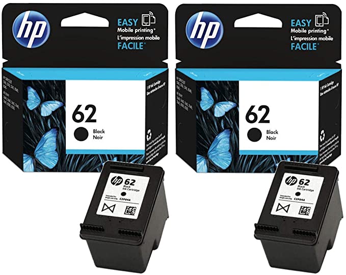 HP 62 Black - Confezione da 2 cartucce ( 2 Nero )