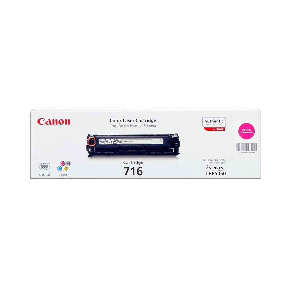 Canon Cartuccia 716 M TONER Magenta, Rendimento 1.500 Pagine