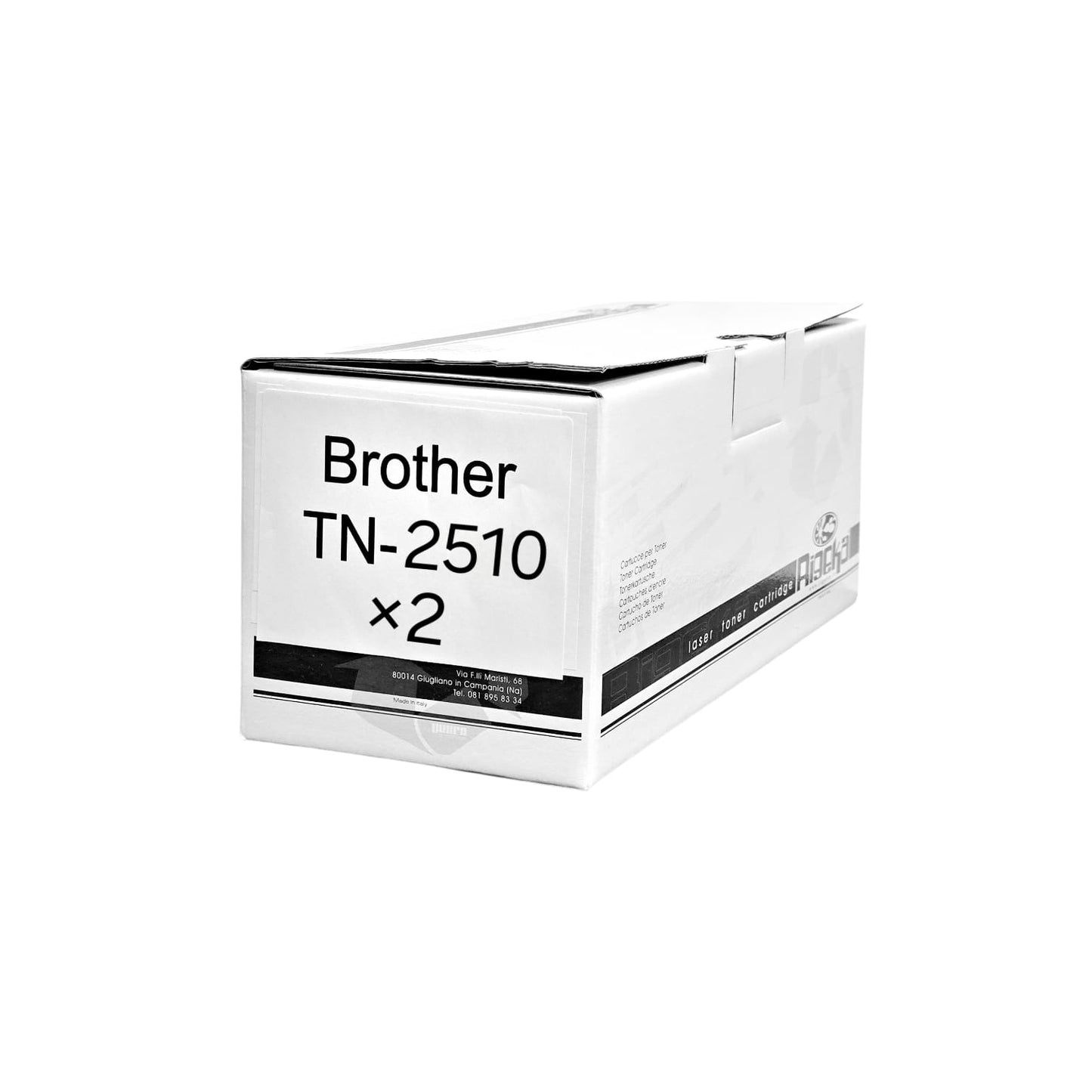 Toner Compatibile per Brother TN-2510 Confezione da 2