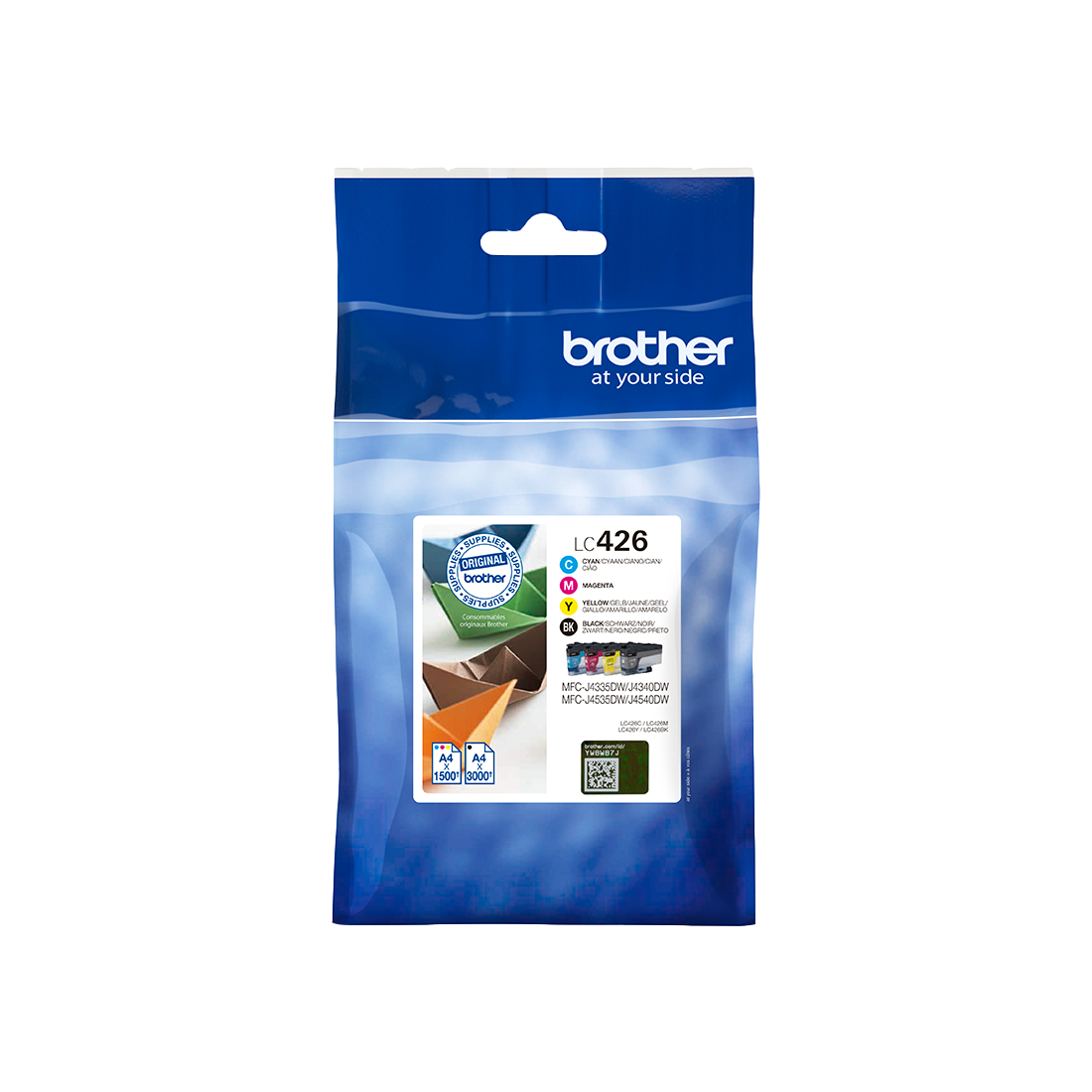 ORIGINAL Brother Multipack nero / ciano / magenta / giallo LC-426 LC426VAL ~7500 Seiten