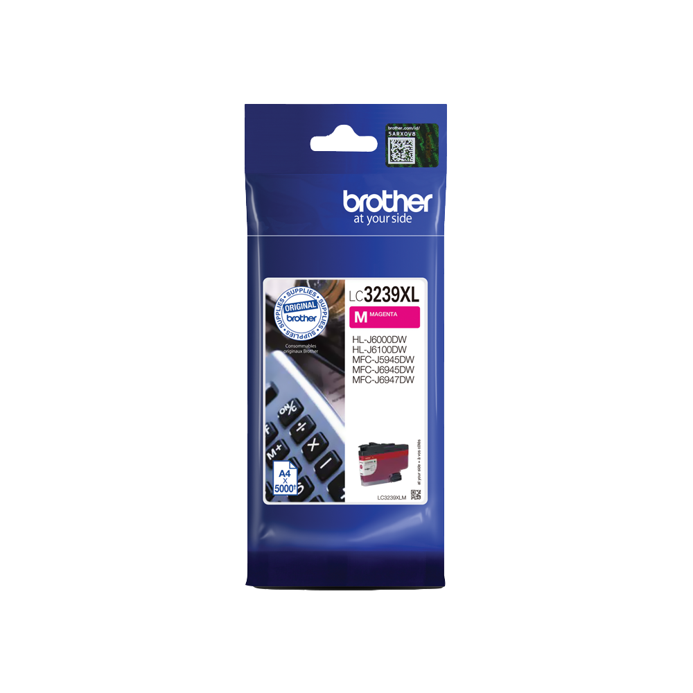 ORIGINAL Brother Cartuccia d'inchiostro magenta LC3239XLM LC-3239XLM ~5000 Seiten