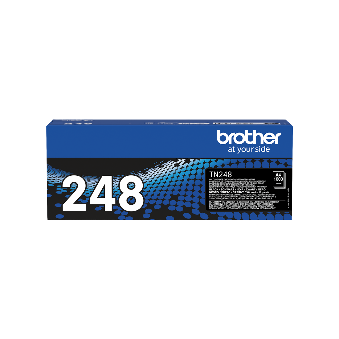 ORIGINAL Brother toner nero TN-248BK 248 ~1000 Seiten