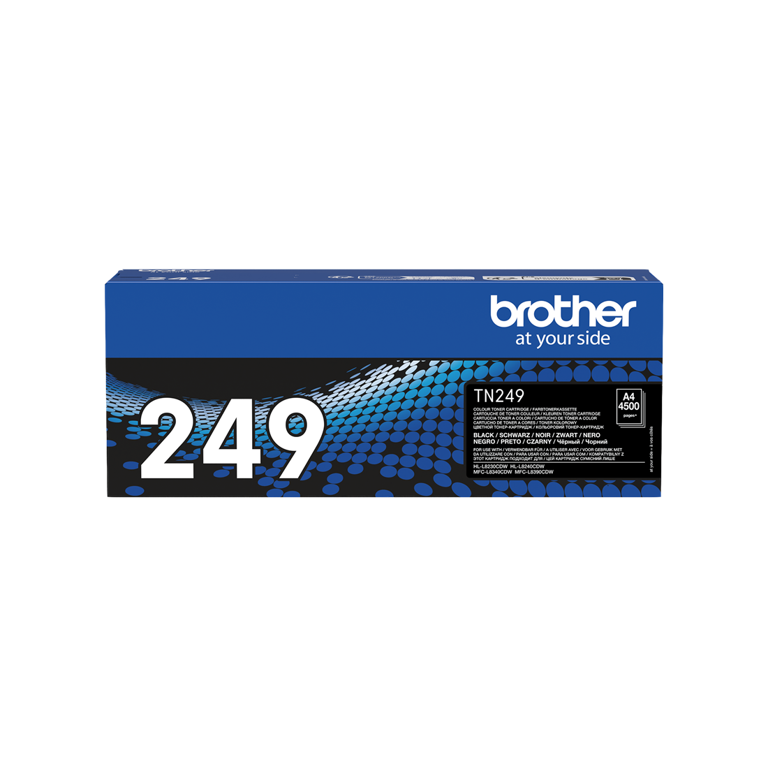 ORIGINAL Brother toner nero TN-249BK 249 ~4500 Seiten