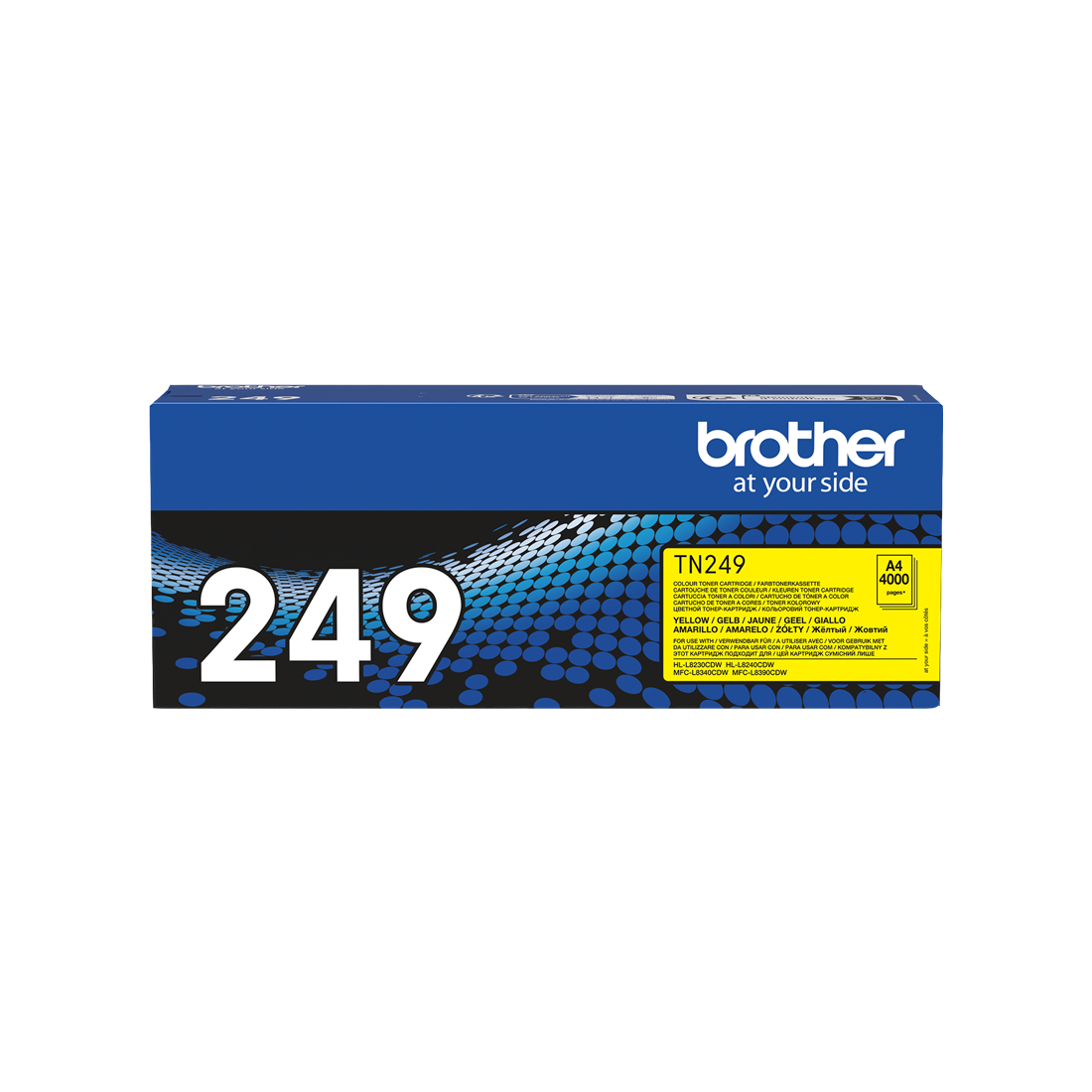 ORIGINAL Brother toner giallo TN-249Y 249 ~4000 Seiten