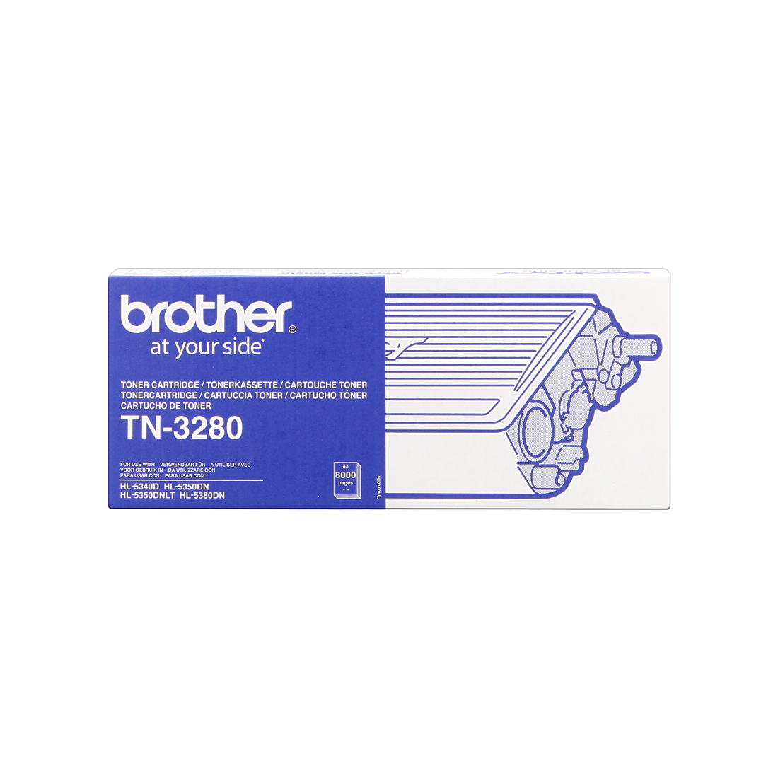 ORIGINAL Brother toner nero TN-3280 TN3280 ~8000 Seiten