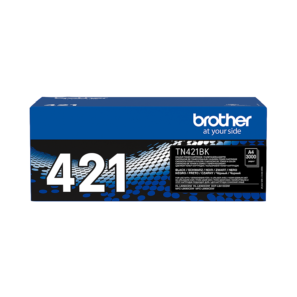 ORIGINAL Brother toner nero TN-421BK 421 ~3000 Seiten