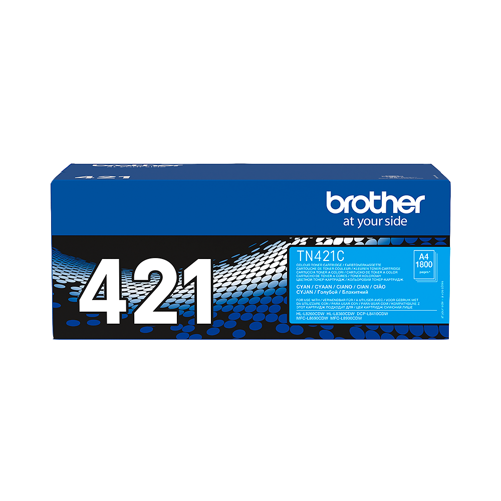 ORIGINAL Brother toner ciano TN-421C 421 ~1800 Seiten