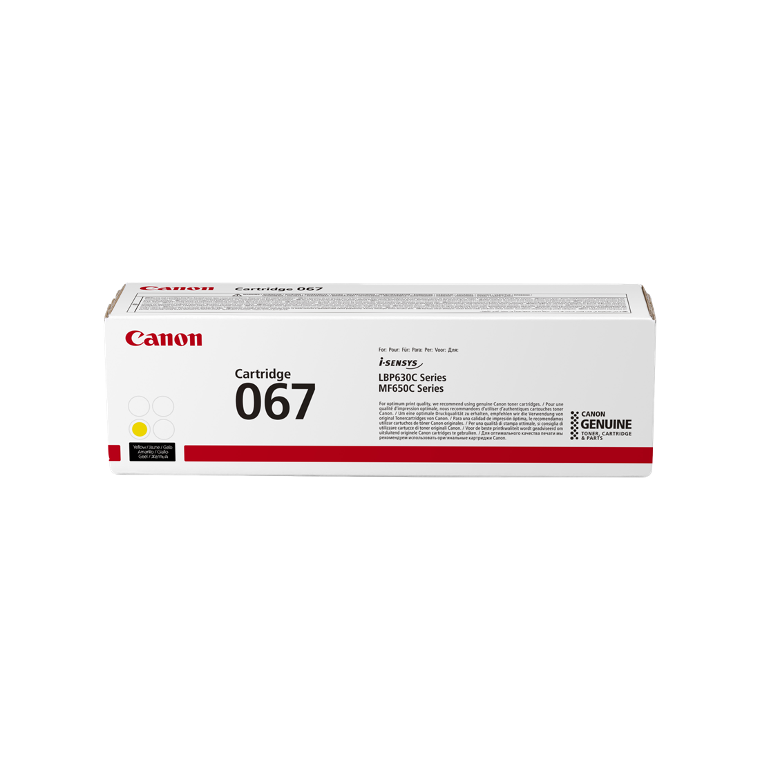 ORIGINAL Canon toner giallo 067 y 5099C002 ~1250 Seiten