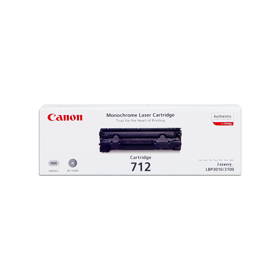 ORIGINAL Canon toner nero 712 1870B002 ~1500 Seiten