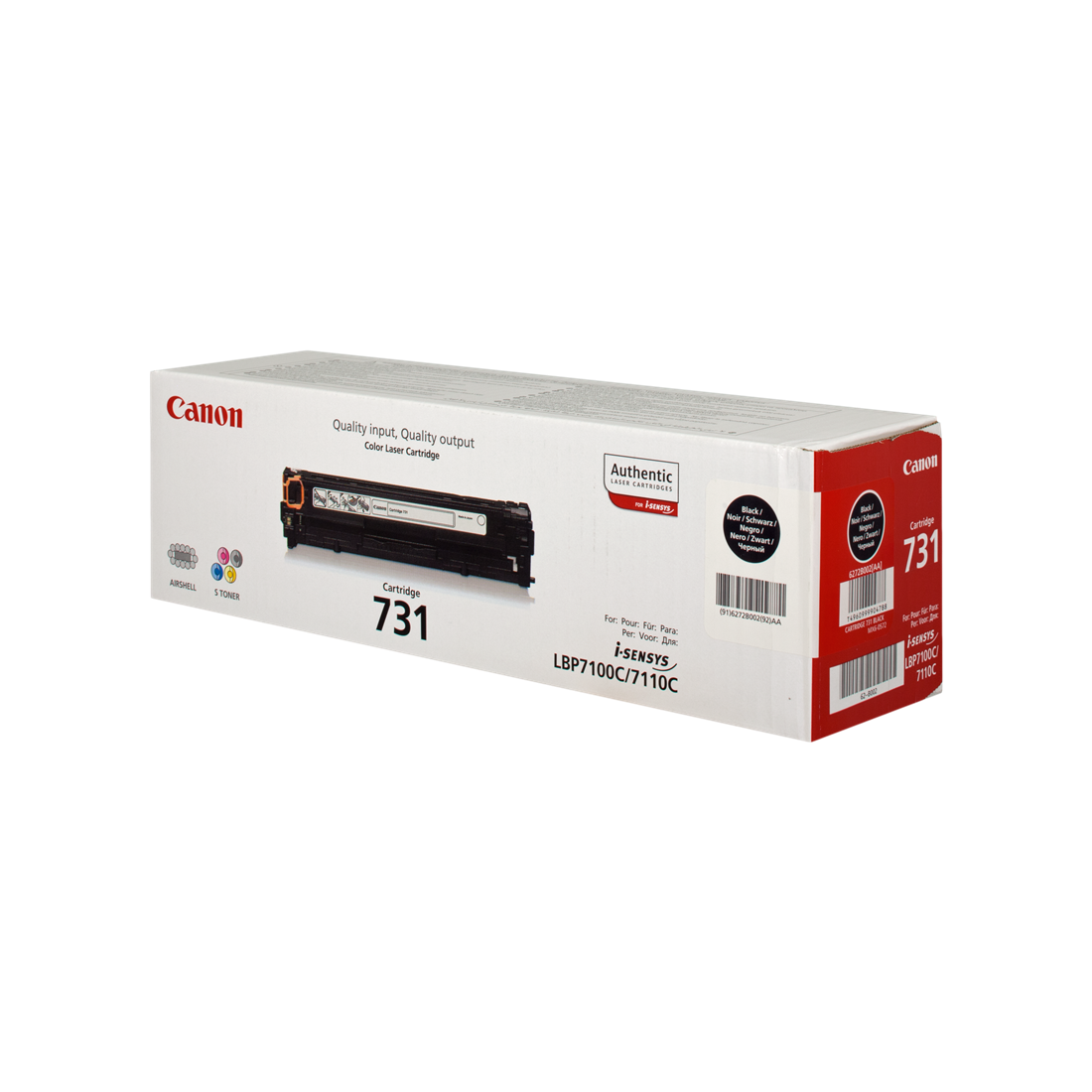 ORIGINAL Canon toner nero 731 BK 6272B002 ~1400 Seiten