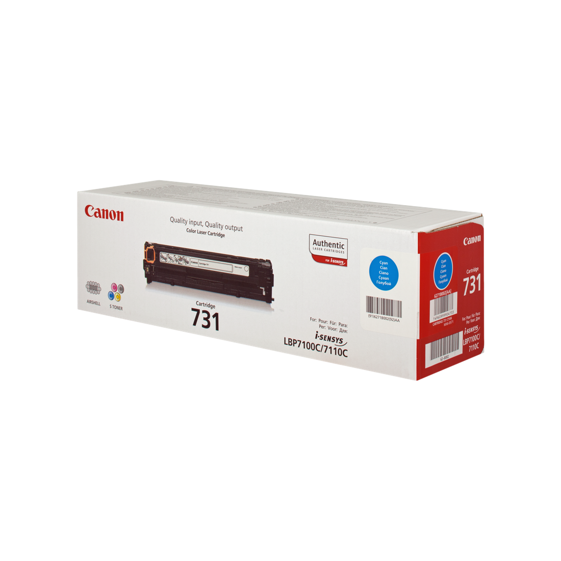 ORIGINAL Canon toner ciano 731 C 6271B002 ~1500 Seiten