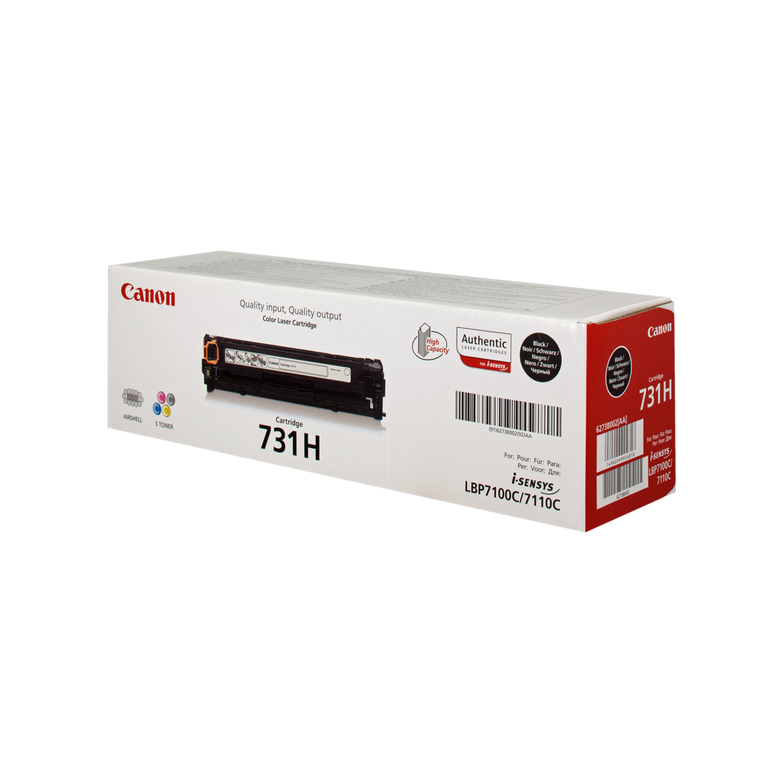 ORIGINAL Canon toner nero 731 HBK 6273B002 ~2400 Seiten alta capacità