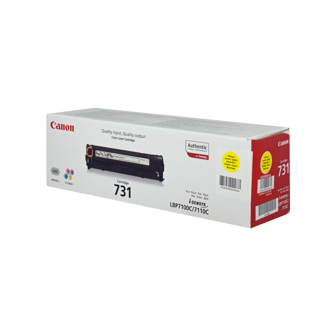ORIGINAL Canon toner giallo 731 Y 6269B002 ~1500 Seiten