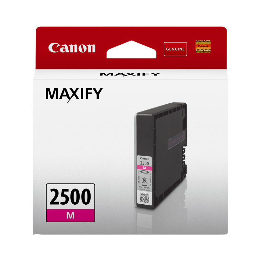 ORIGINAL Canon Cartuccia d'inchiostro magenta PGI-2500m 9302B001 ~700 Seiten 9,6ml
