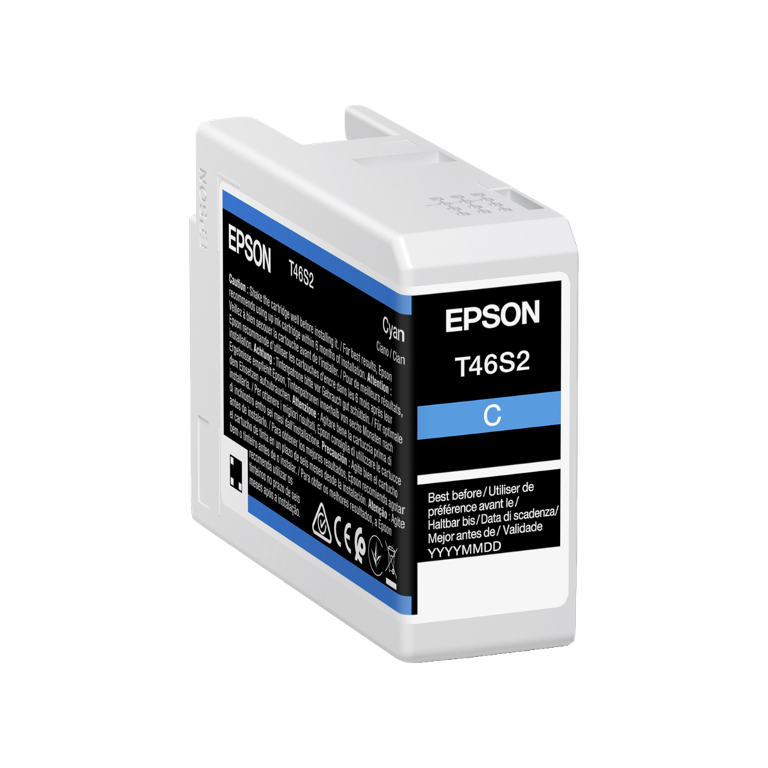 ORIGINAL Epson Cartuccia d'inchiostro ciano C13T46S200 T46S2 25ml