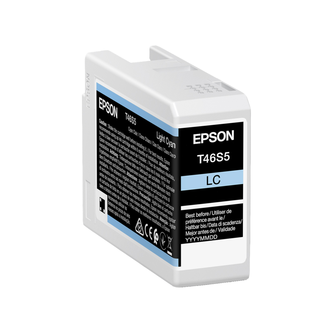 ORIGINAL Epson Cartuccia d'inchiostro ciano (chiaro) C13T46S500 T46S5 25ml