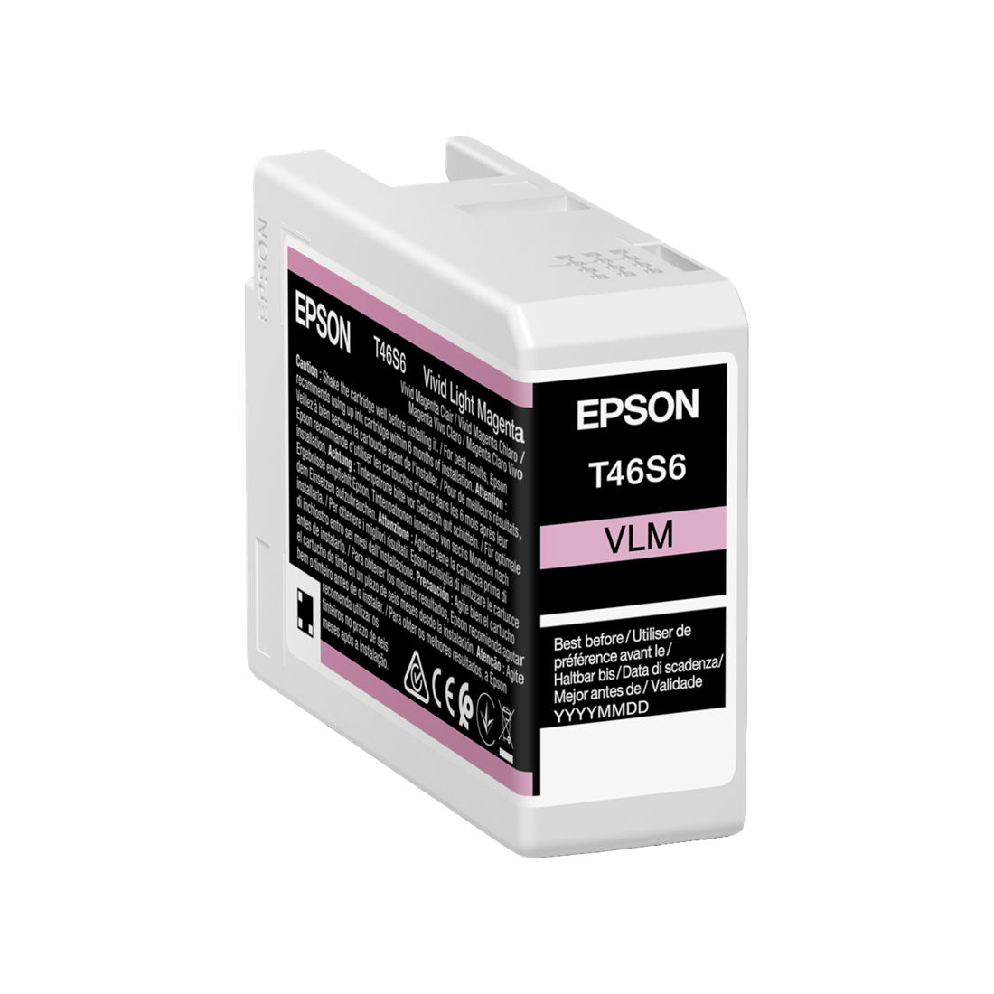 ORIGINAL Epson Cartuccia d'inchiostro magenta (chiaro) C13T46S60N T46S6 25ml