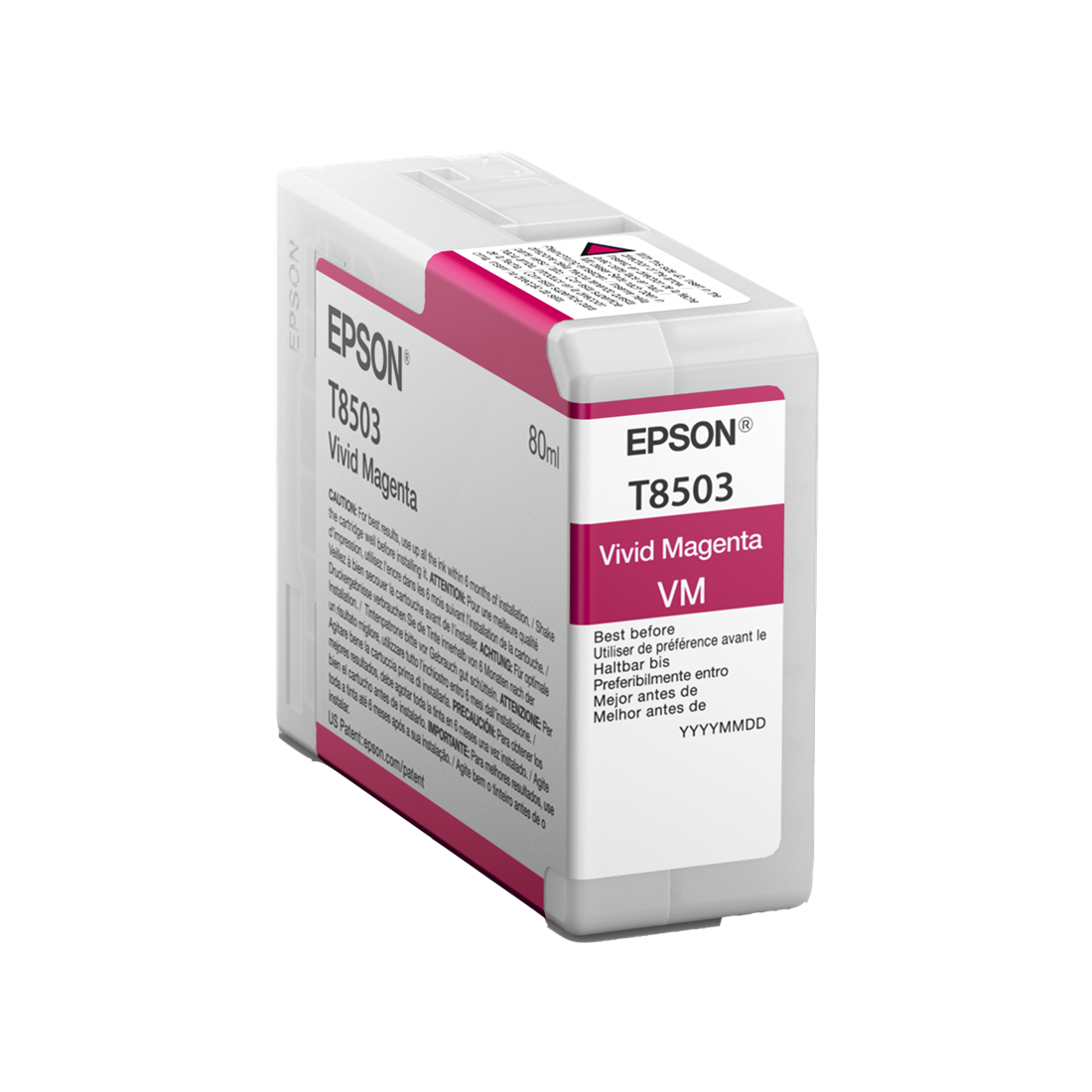 ORIGINAL Epson Cartuccia d'inchiostro magenta C13T85030N T8503 80ml