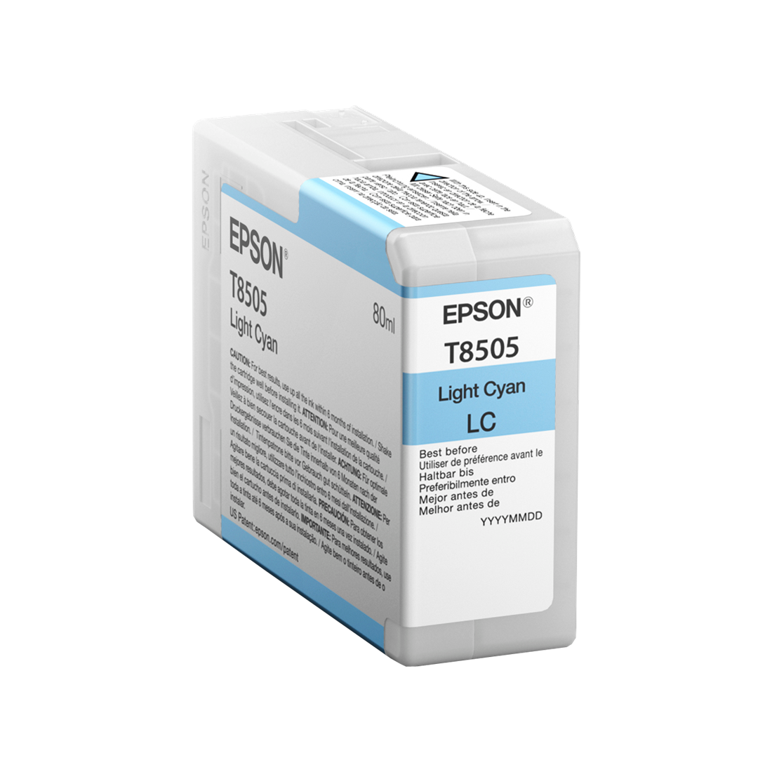 ORIGINAL Epson Cartuccia d'inchiostro ciano (chiaro) C13T850500 T8505 80ml