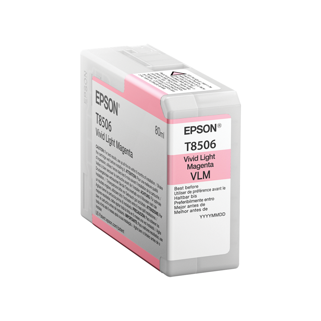 ORIGINAL Epson Cartuccia d'inchiostro magenta (chiaro) C13T85060N T8506 80ml