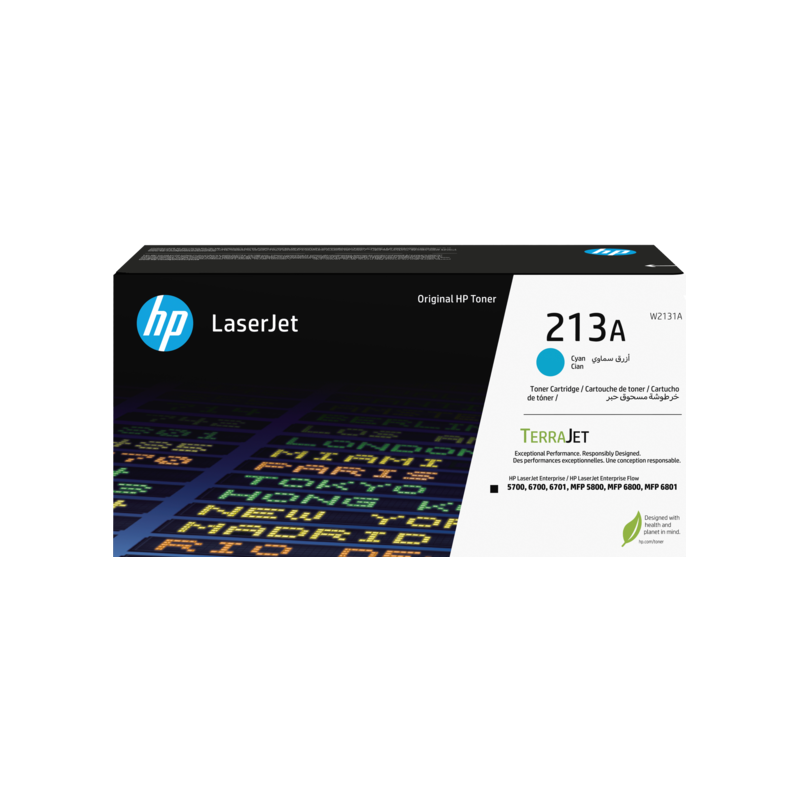 ORIGINAL HP toner ciano W2131A 213A ~3000 Seiten Cartuccia toner originale ciano LaserJet HP 213A