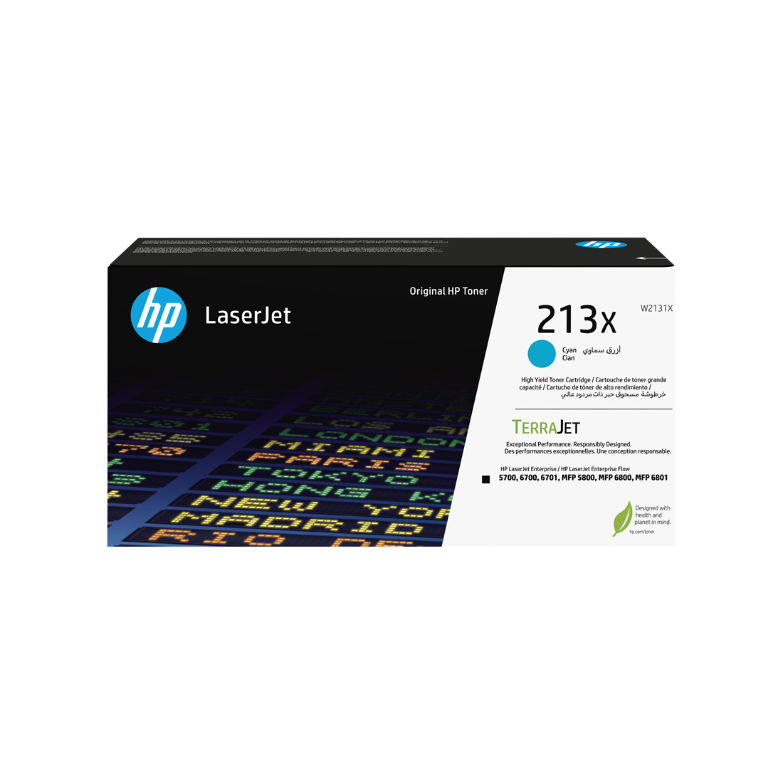 ORIGINAL HP toner ciano W2131X 213X ~6000 Seiten Cartuccia toner originale ciano ad alta capacit… LaserJet HP 213X