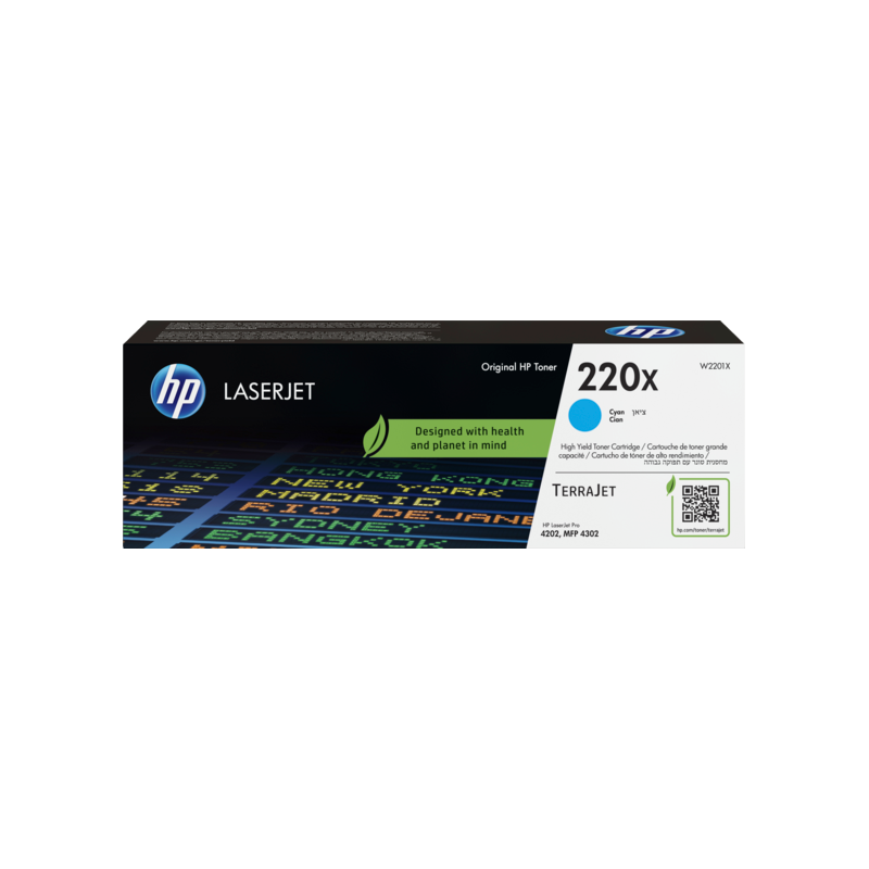 ORIGINAL HP toner ciano W2201X 220X ~5500 Seiten Cartuccia toner originale ciano LaserJet HP 220X