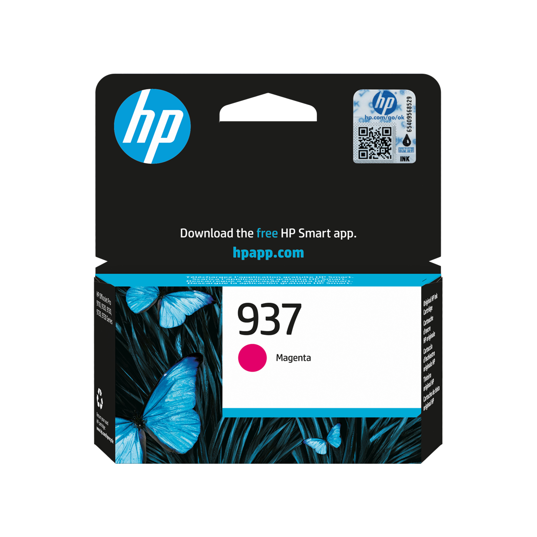 ORIGINAL HP Cartuccia d'inchiostro magenta 4S6W3NE 937 ~800 Seiten Cartuccia di inchiostro magenta originale HP 937