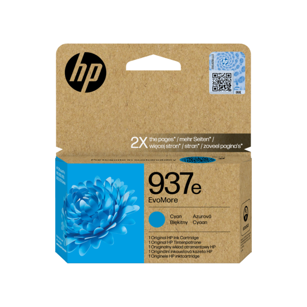 ORIGINAL HP Cartuccia d'inchiostro ciano 4S6W6NE 937e ~1650 Seiten