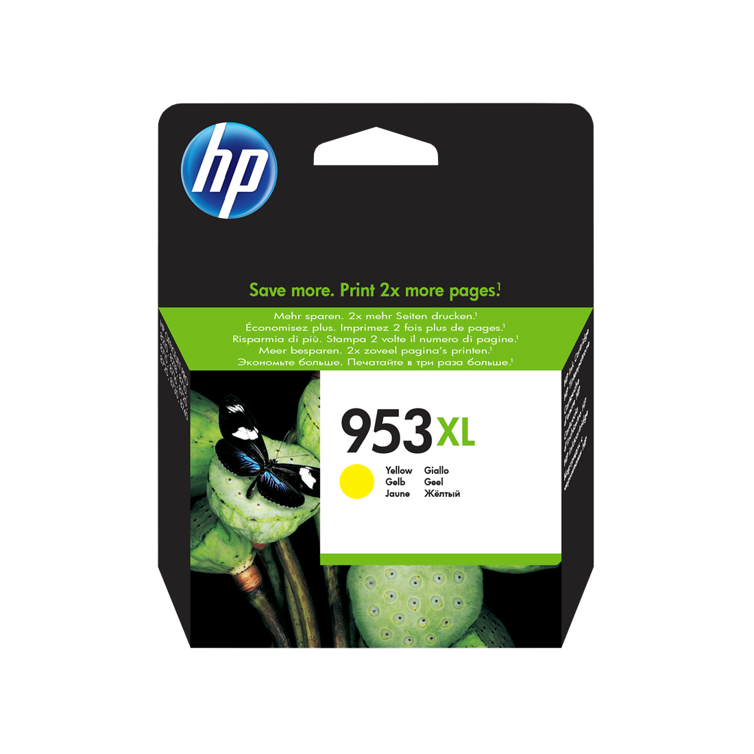 ORIGINAL HP Cartuccia d'inchiostro giallo F6U18AE 953 XL ~1450 Seiten