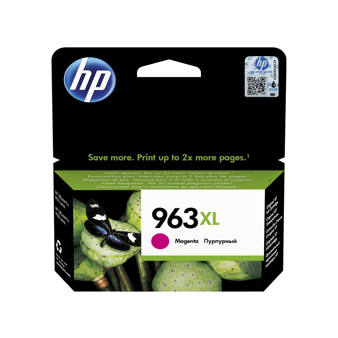 ORIGINAL HP Cartuccia d'inchiostro magenta 3JA28AE 963 XL ~1600 Seiten