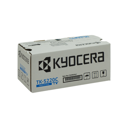 ORIGINAL Kyocera toner ciano TK-5220C 1T02R9CNL1 ~1200 Seiten