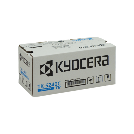 ORIGINAL Kyocera toner ciano TK-5240C 1T02R7CNL0 ~3000 Seiten