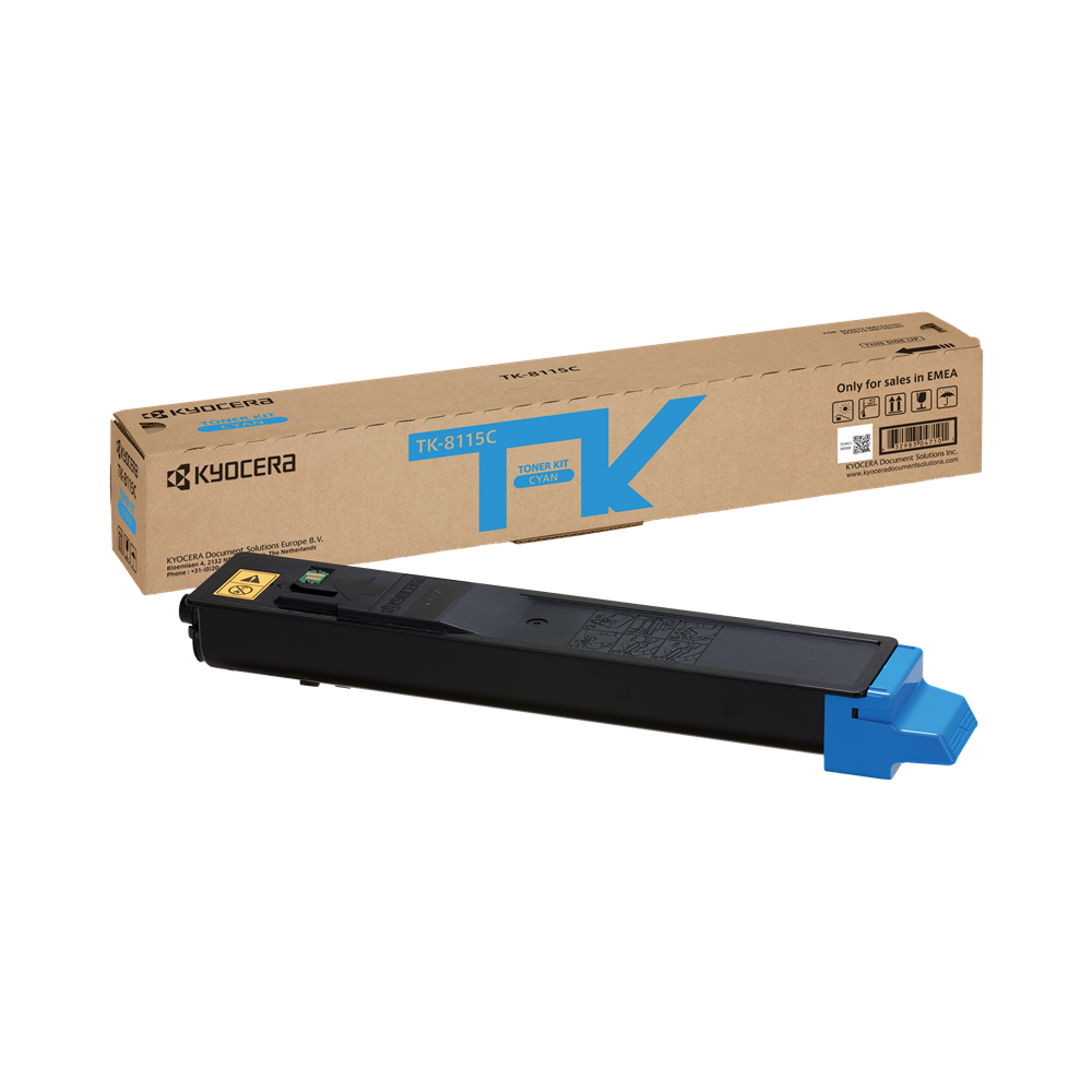 ORIGINAL Kyocera toner ciano TK-8115C 1T02P3CNL0 ~6000 Seiten