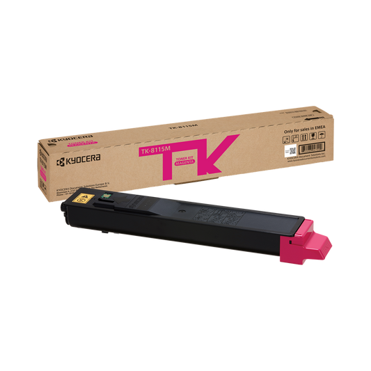 ORIGINAL Kyocera toner magenta TK-8115M 1T02P3BNL0 ~6000 Seiten