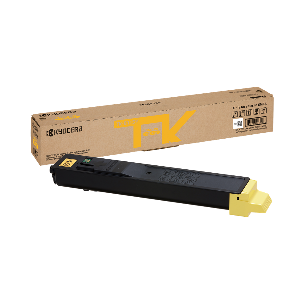 ORIGINAL Kyocera toner giallo TK-8115Y 1T02P3ANL0 ~6000 Seiten