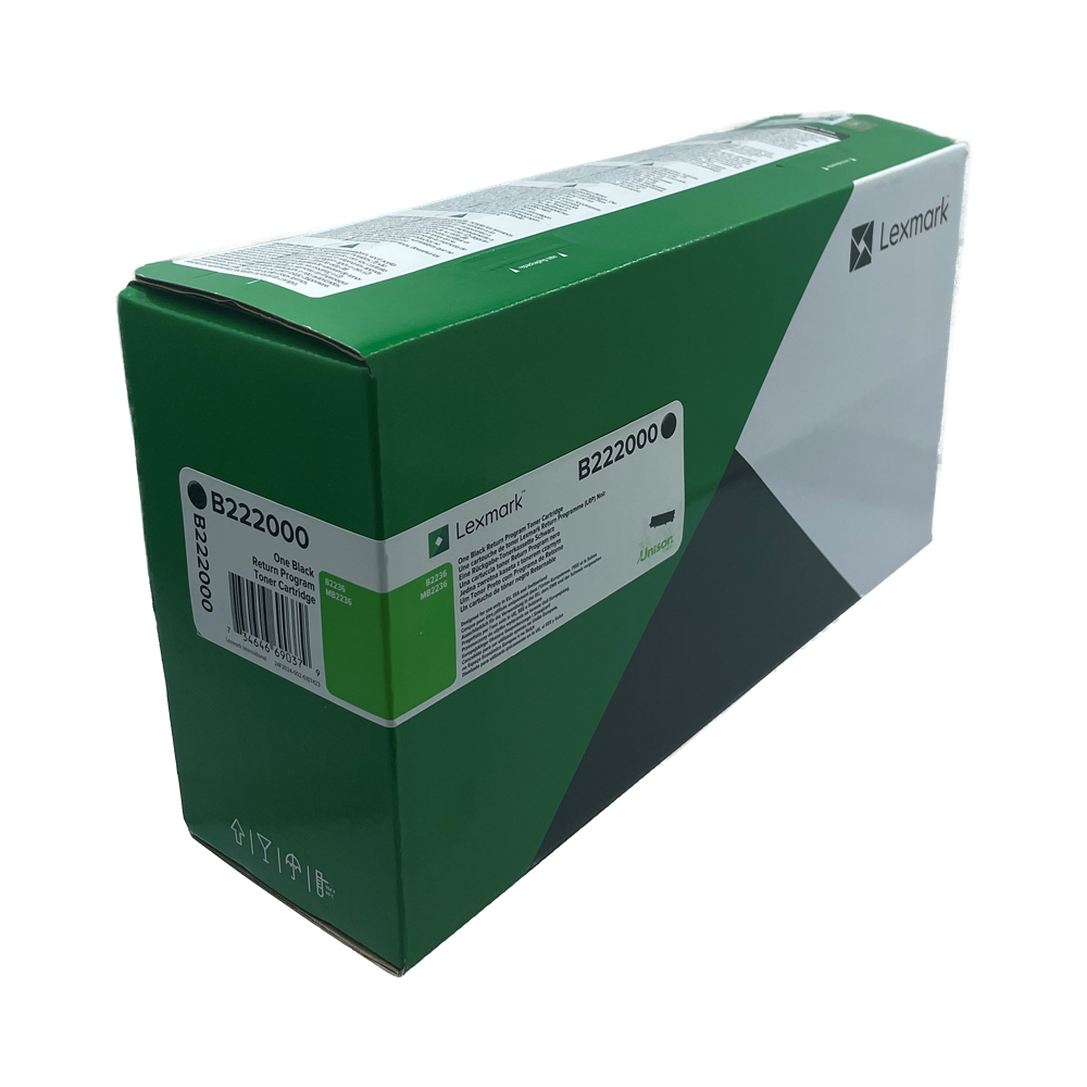 ORIGINAL Lexmark toner nero B222000 B/MB2236 ~1200 Seiten