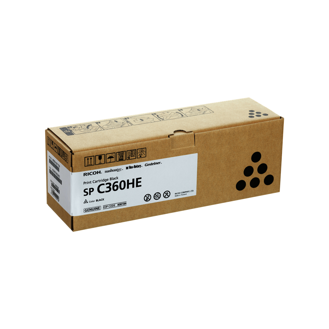 ORIGINAL Ricoh toner nero 408184 SP C360HEBK ~7000 Seiten