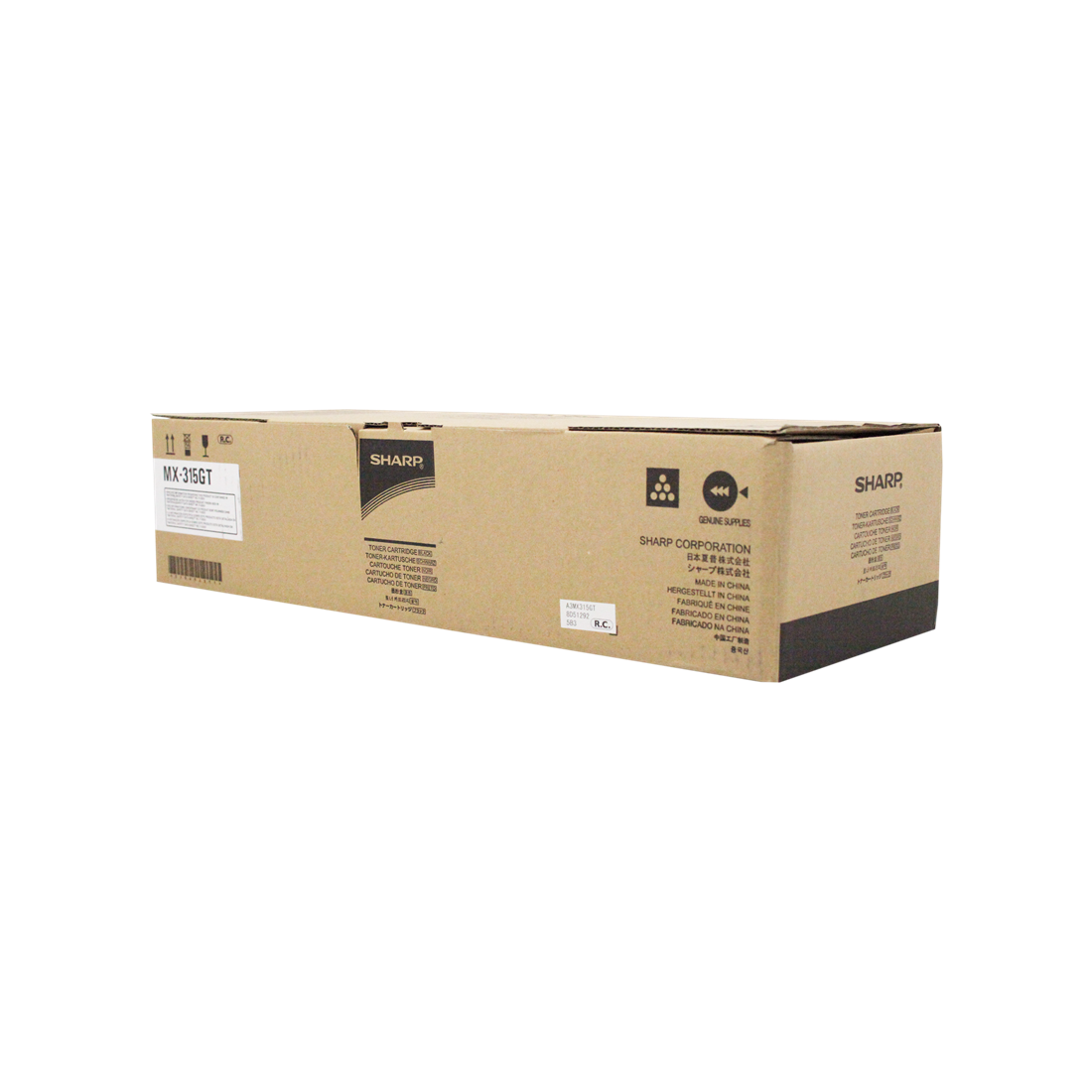 ORIGINAL Sharp toner nero MX-315GT ~27500 Seiten