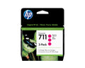HP Confezione da 3 cartucce di inchiostro magenta DesignJet 711, 29 ml