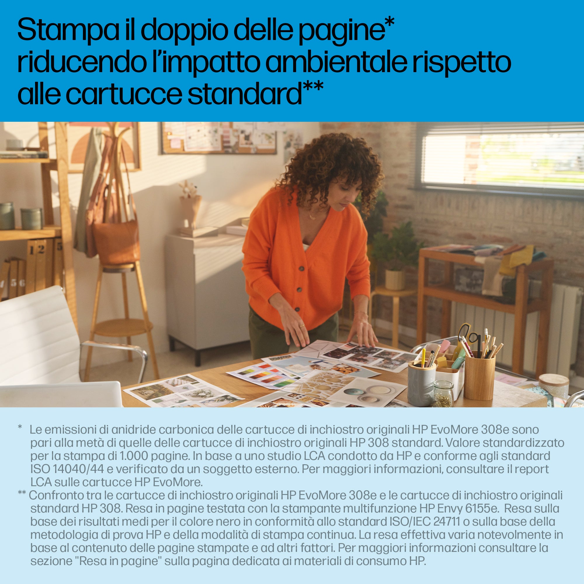 HP Cartuccia di inchiostro nero originale EvoMore 308e