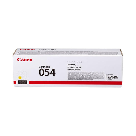 Canon Cartuccia 054 Y TONER Giallo, Rendimento 1.200 Pagine