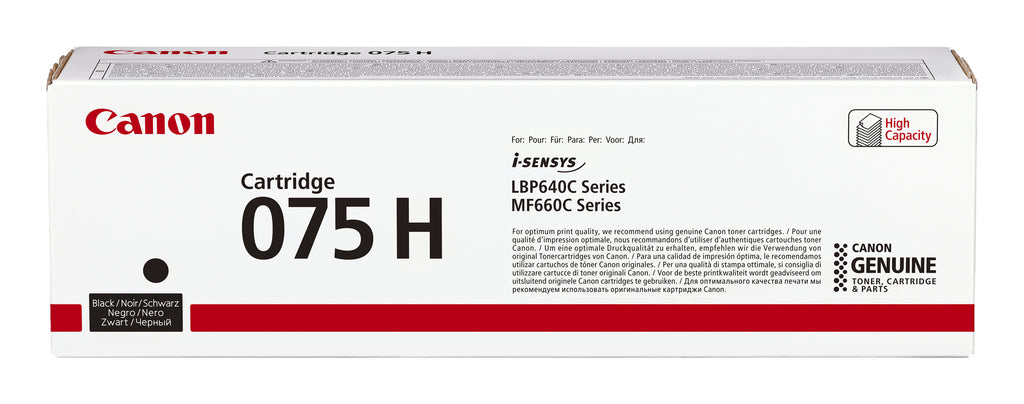 Canon 075 H cartuccia toner 1 pz Originale Nero