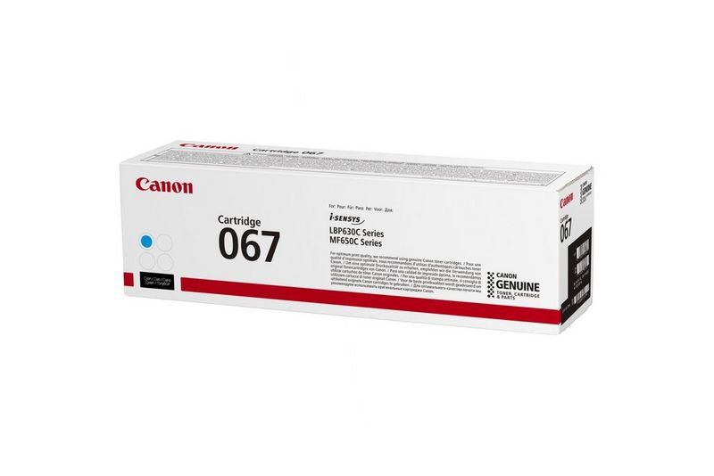 Canon 067 cartuccia toner 1 pz Originale Ciano