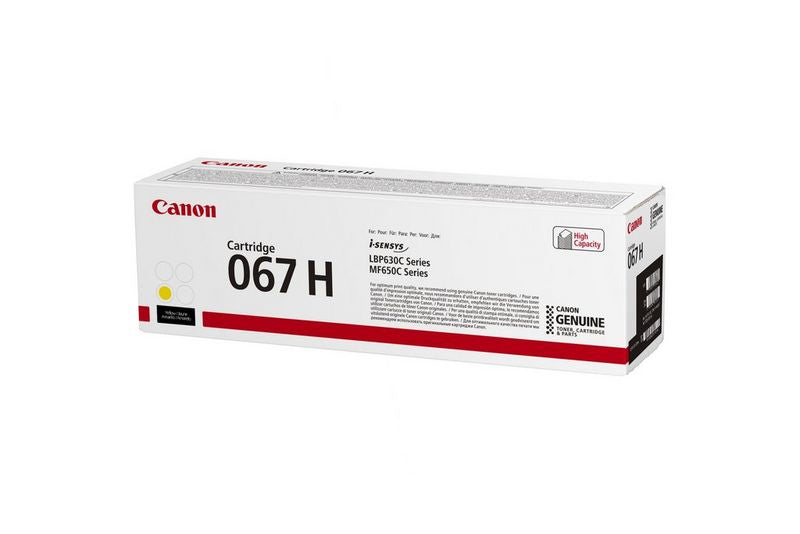 Canon 067H cartuccia toner 1 pz Originale Giallo