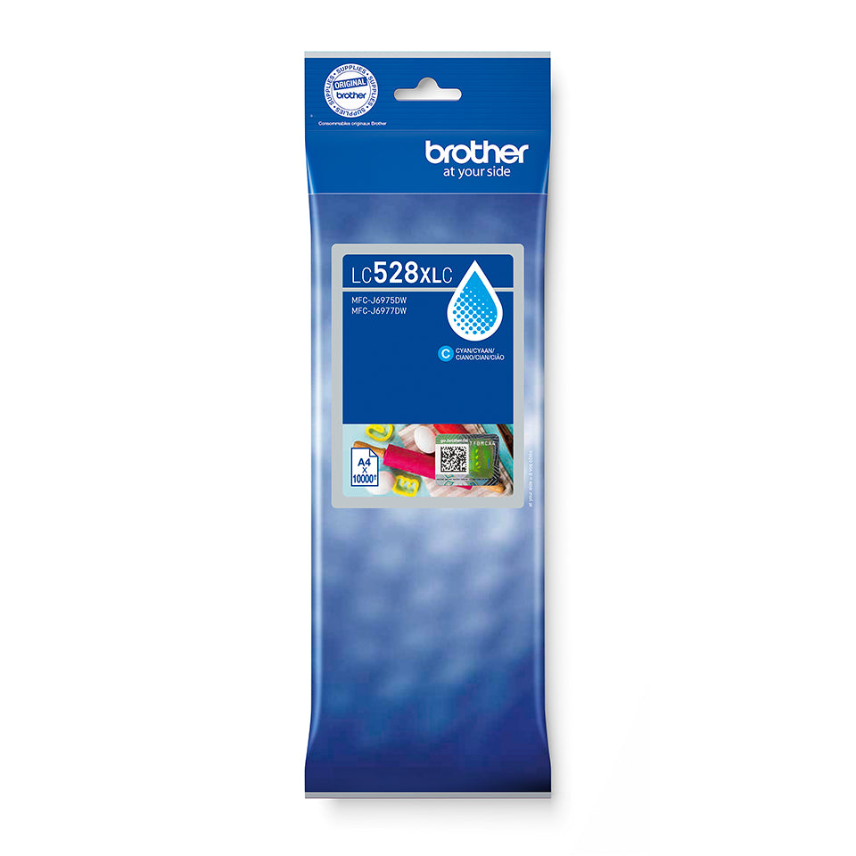 Brother LC528XLC cartuccia d'inchiostro 1 pz Originale Rendimento ultra elevato Ciano