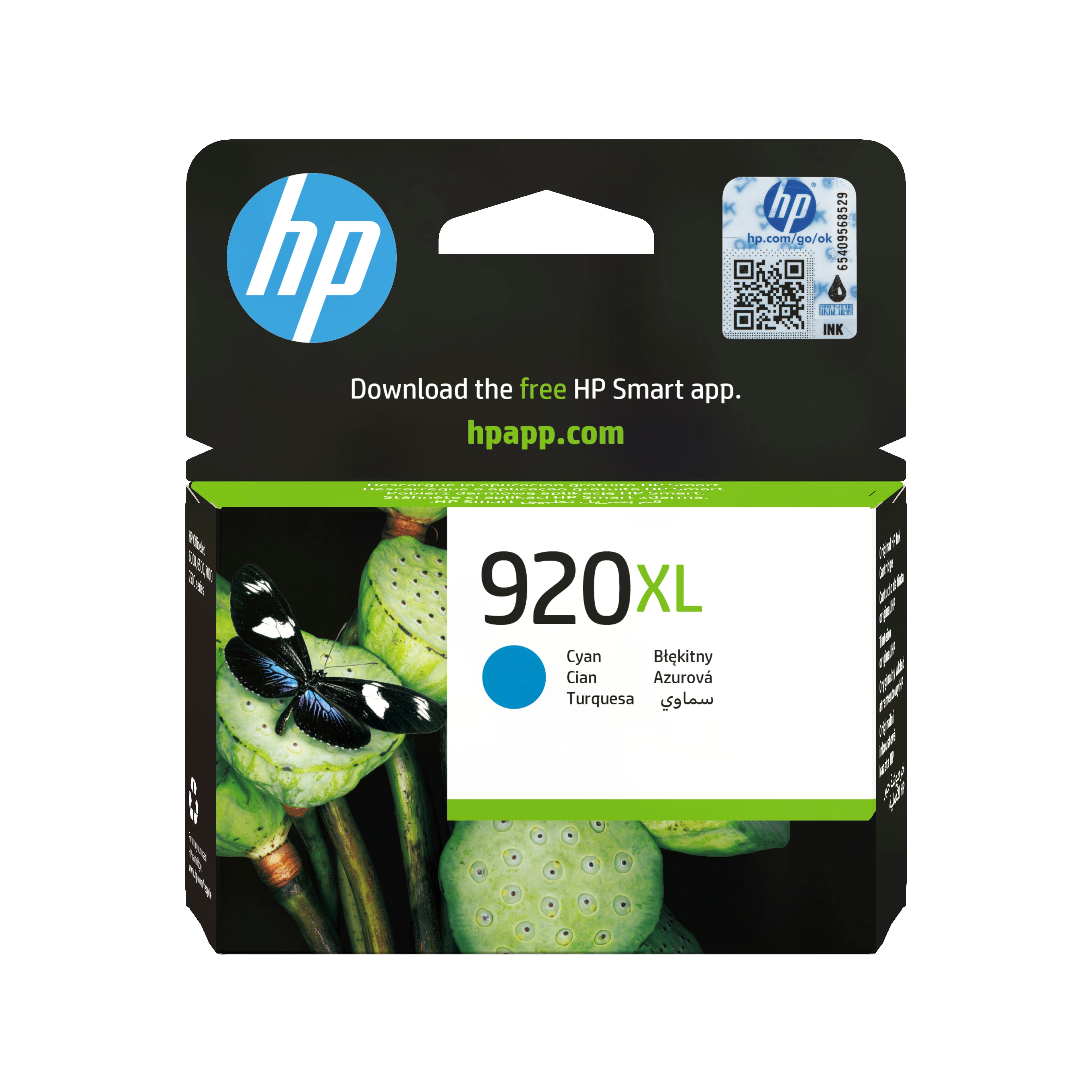 HP Cartuccia originale inchiostro ciano ad alta capacità 920XL