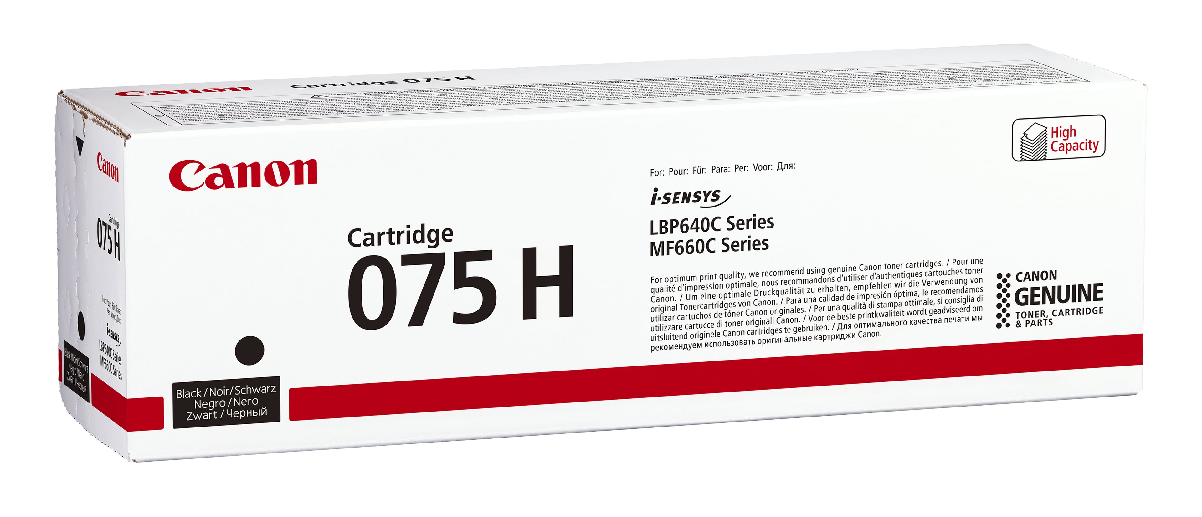 Canon 075 H cartuccia toner 1 pz Originale Nero