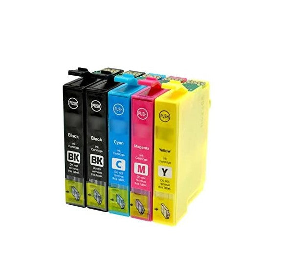 Cartucce Compatibili per EPSON T1811 (2 Nero, 1 Ciano, 1 Magenta, 1 Giallo)